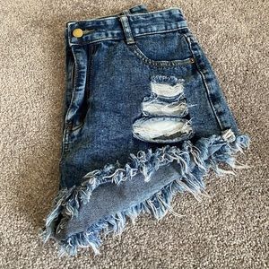 jean shorts
